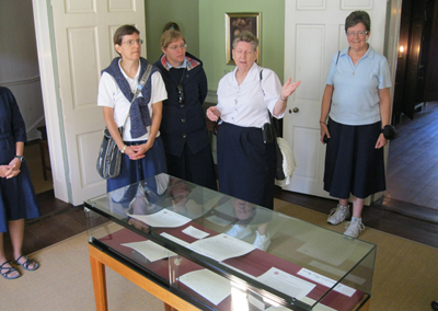 Sr. Betty Ann McNeil Leads Tour